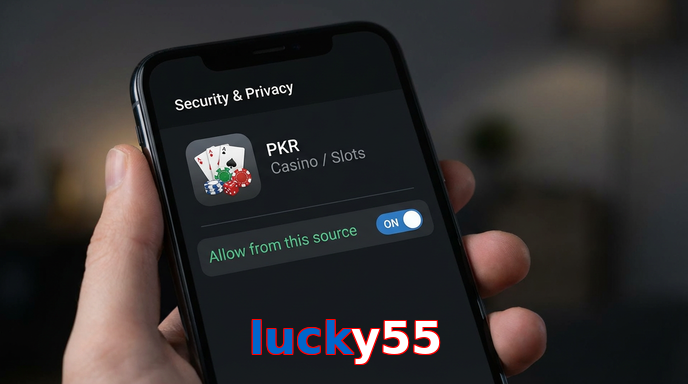 Game list for Lucky55 apk section