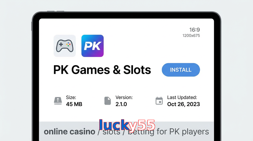 Game list for Lucky55 gameapk section