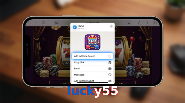 Game list for Lucky55 ios section